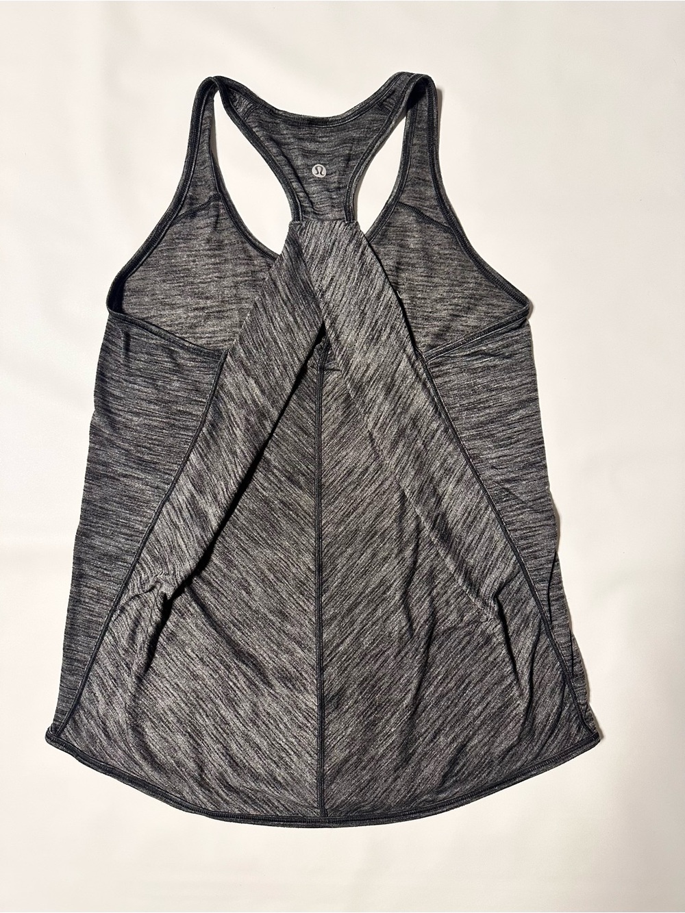 lululemon athletica Dark Heather Gray Cross-Back Tank Top